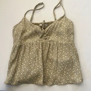 Abercrombie and fitch floral tank top